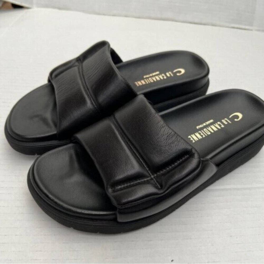 La CANADIENNE  BNWOT  LEATHER SANDAL Made in Italy